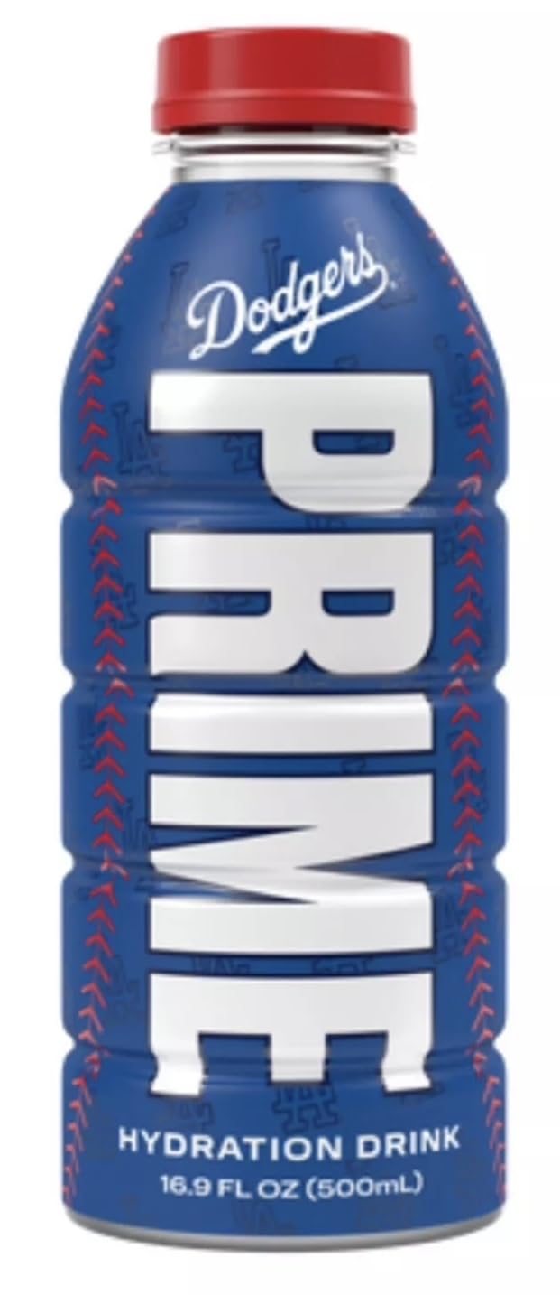 Bebida hidratante Prime, 500 ml (pacote com 12, 4 Kevin Durant